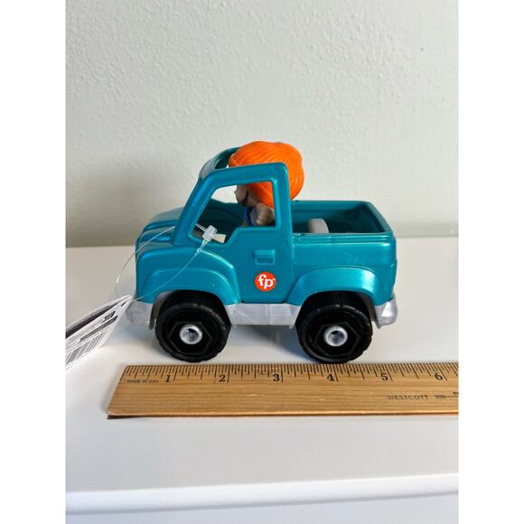 Fisher Price Little People Push-Along Toy Pick-Up Truck with Figure - Picture 6 of 6
